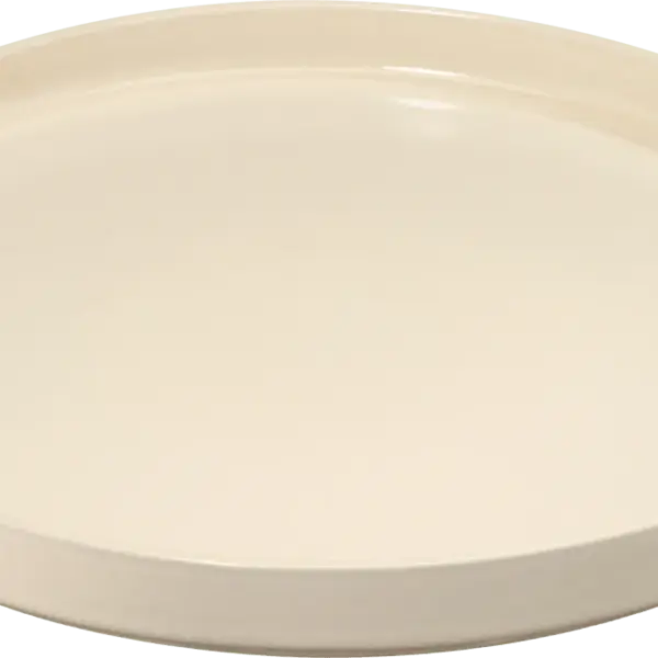 Table plates of stoneware, beige (26x3 cm), 1 st