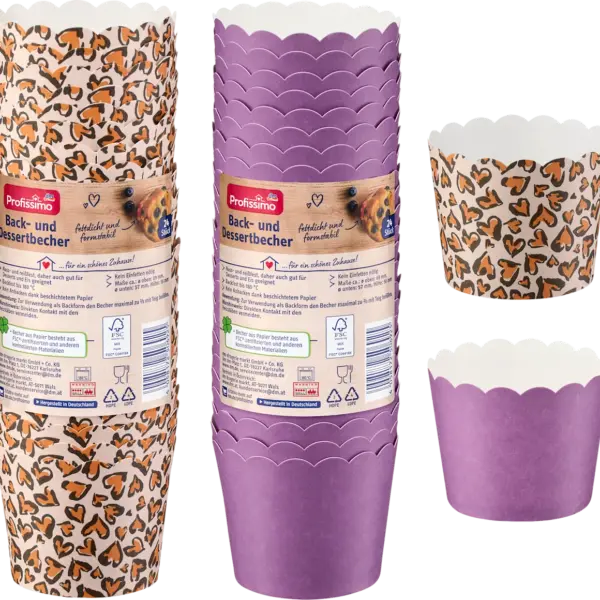 Baking and dessert cups, 24 St