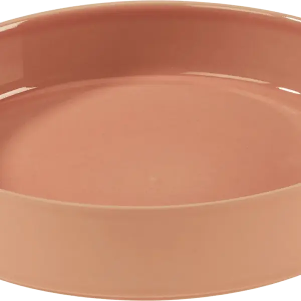 Pasta plate/bowl of stoneware, pink (20x4 cm), 1 st