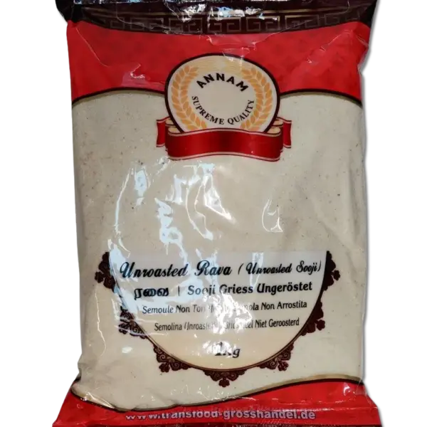 Unroasted Rava ( Unroasted Sooji)