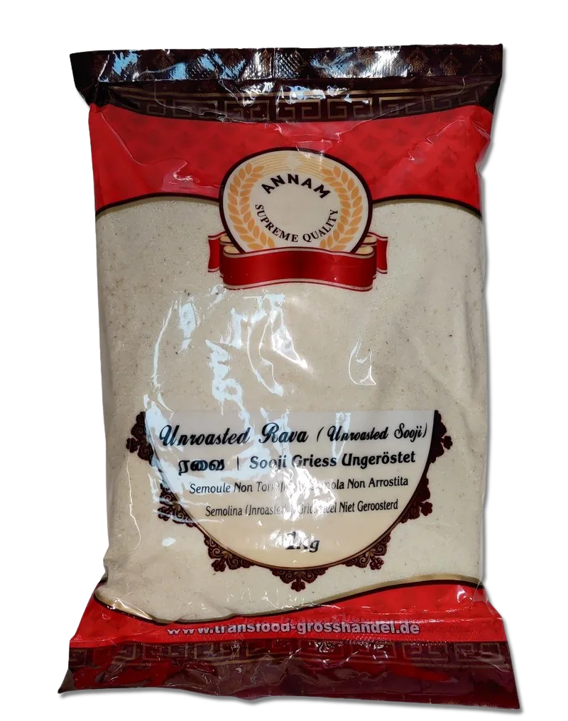 Unroasted Rava ( Unroasted Sooji)