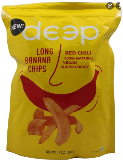 Long Banana Chips Red Chili