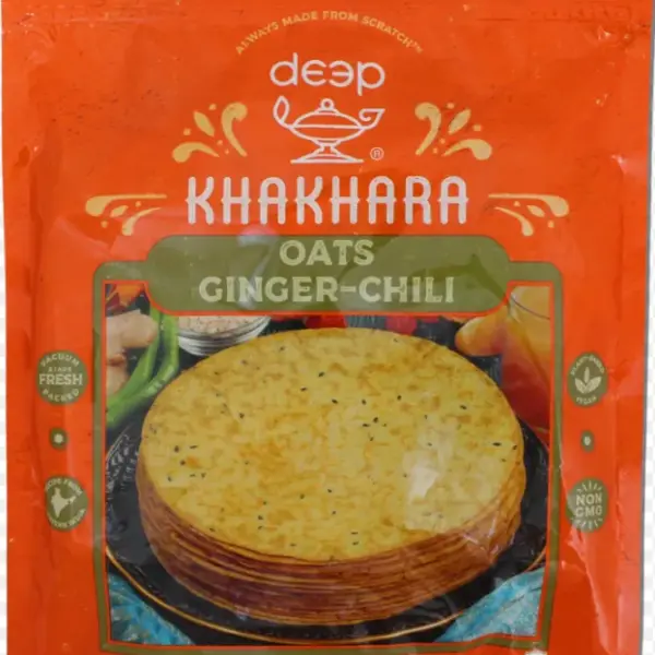 Khakra Oats Ginger Chilli