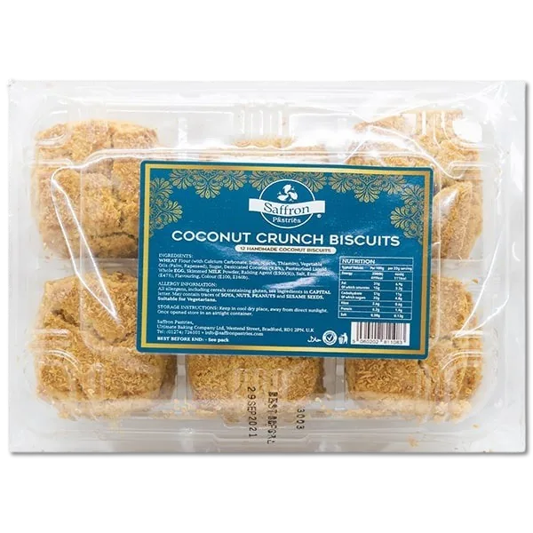 Pastries Coconut Crunch Biscuits
