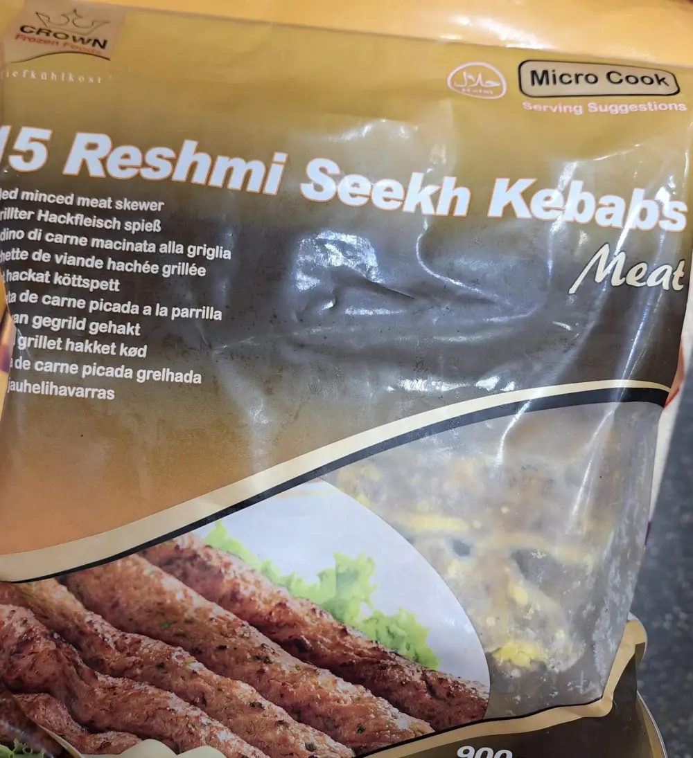 Reshmi Seekh Kebab (Meat)