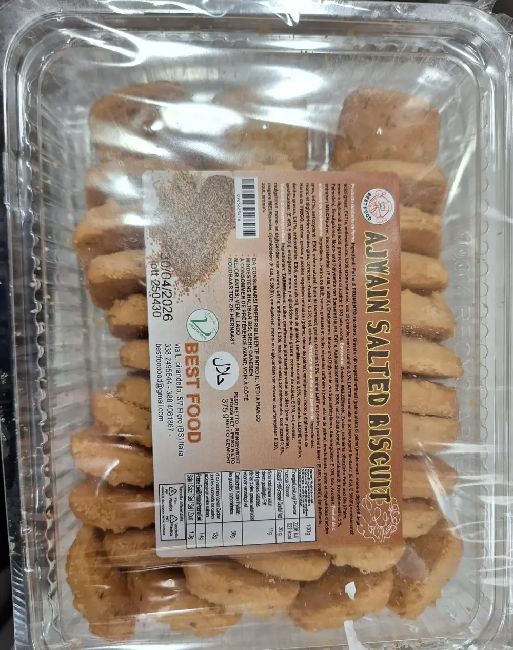 Ajwain Salted Biscuit