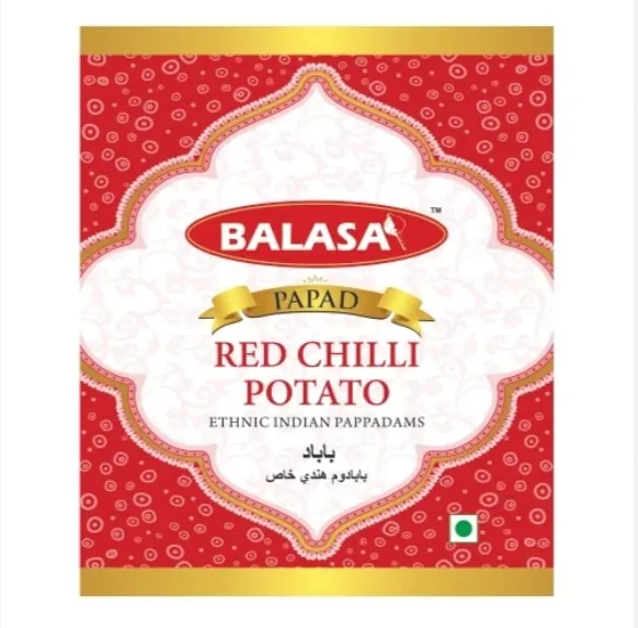 Red Chilli Potato Papad