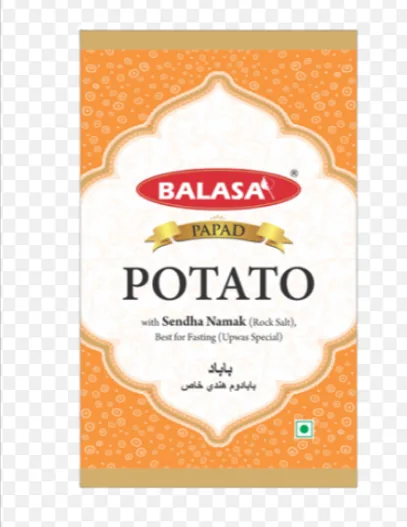 Potato Papad (With Sendha Namak)