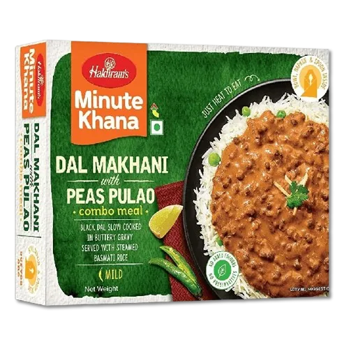 Daal Makhni With Peas Pulao