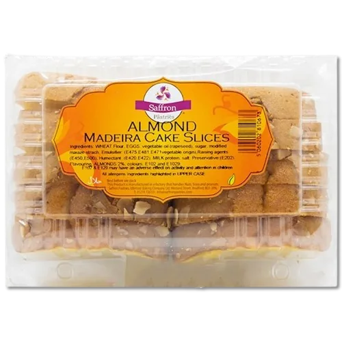 Pastries Almond Cake Slices Madeira