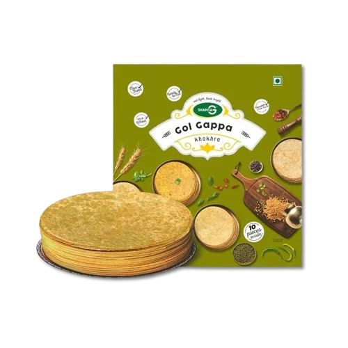 Gol Gappa Khakhra (vegan)