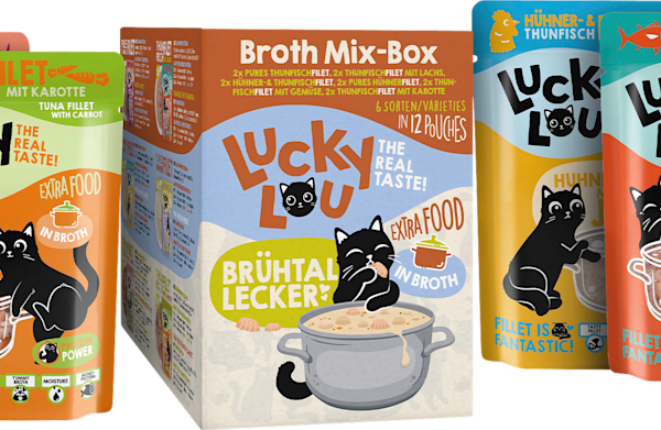 Wet food cat tuna & chicken in broth, breadh mix box, multipack (12x70 g), 840 g