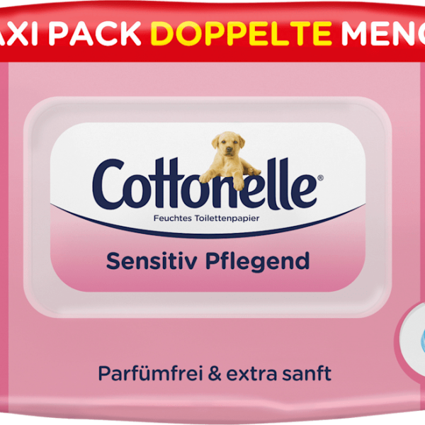 Moist toilet paper Sensitive Care, Maxi Pack, 84 St