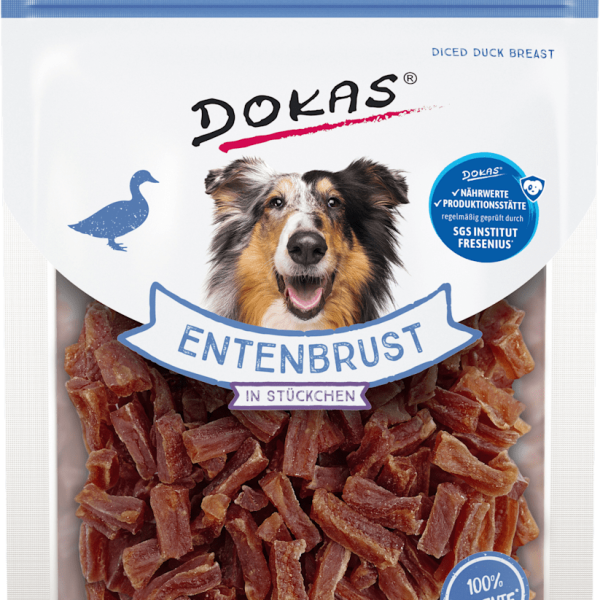 Kausnack dog, duck breast pieces, 200 g