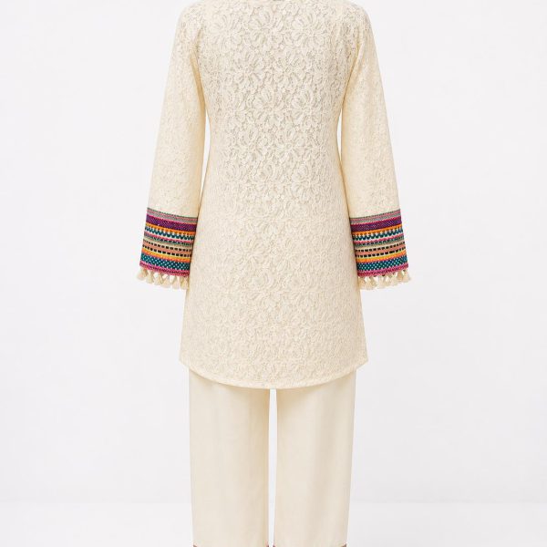 Ivory Embroidered Co-ord Set