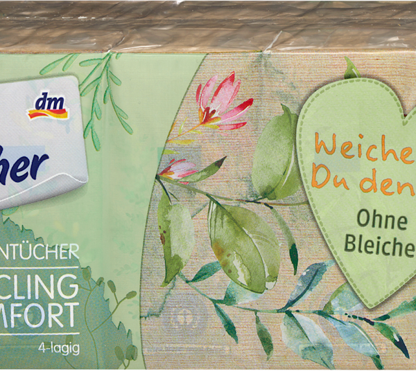 Handkerchiefs Recycling 4-layer (15x10 St), 15 St