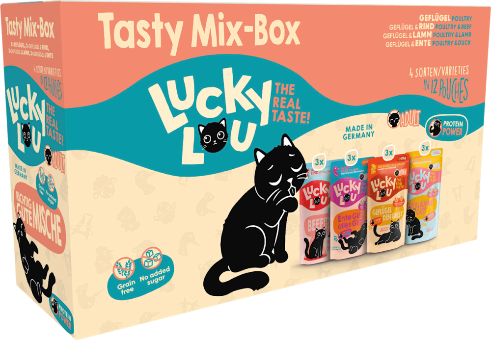 Wet food cat Tasty Mix Multipack (12x125 g), 1.5 kg