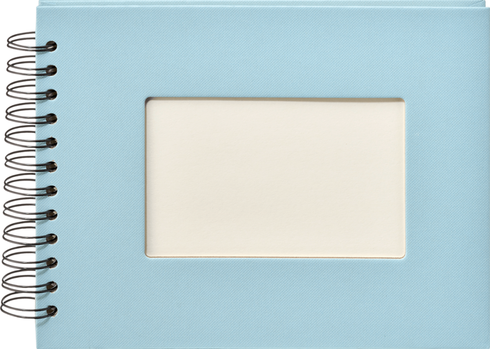 Professional album 23x18 light blue white pages, 1 St
