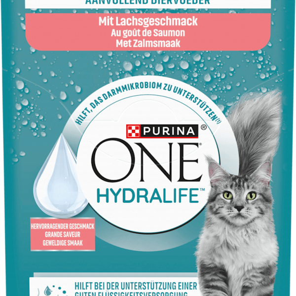 Wet food cat with salmon, Hydralife Multipack (6x50 g), 300 g