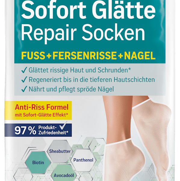 Foot mask Socks, Instant Smooth Repair (1 pair), 2 St