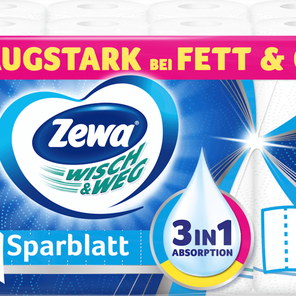 Kitchen roll Wisch&Weg Sparblatt (8x74 sheet), 8 St